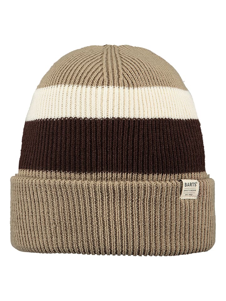 Barts Czapka beanie "Cowie" w kolorze beżowo-brązowym rozmiar: onesize
