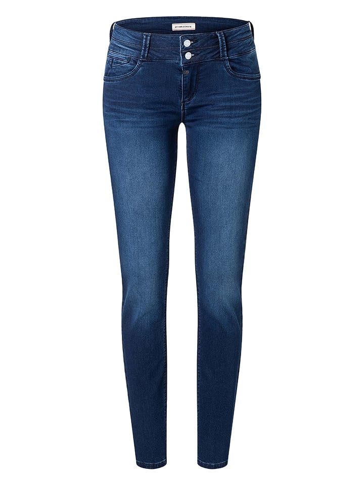 Timezone Dżinsy "Enya" - Slim fit - w kolorze granatowym rozmiar: W27/L30