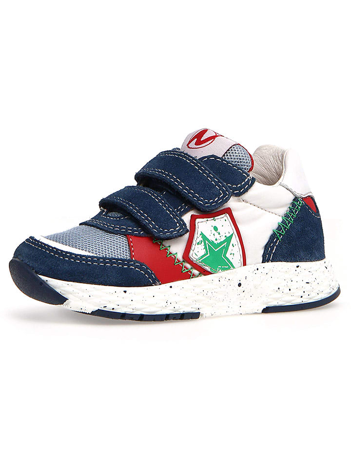 Naturino Sneakersy "Jesko" w kolorze biało-granatowym rozmiar: 24