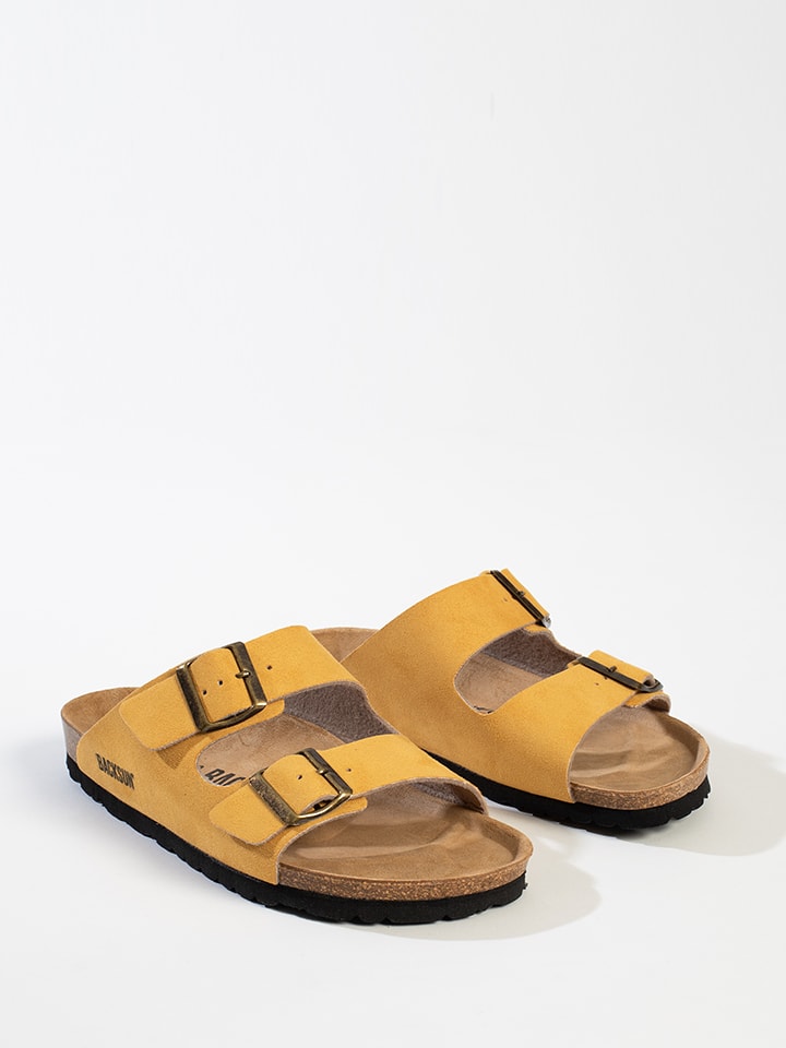 BACKSUN Klapki "Bali" w kolorze żółtym rozmiar: 39