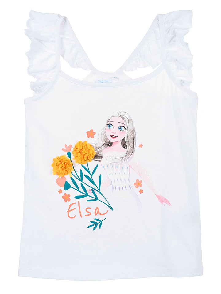 FROZEN Top "Frozen" w kolorze białym rozmiar: 116