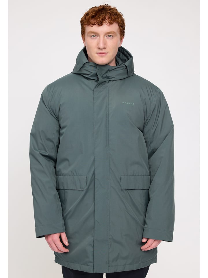 MAZINE Płaszcz zimowy w kolorze zielonym rozmiar: S