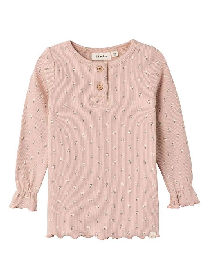 Lil Atelier Koszulka "Gago" w kolorze jasnoróżowym rozmiar: 122/128