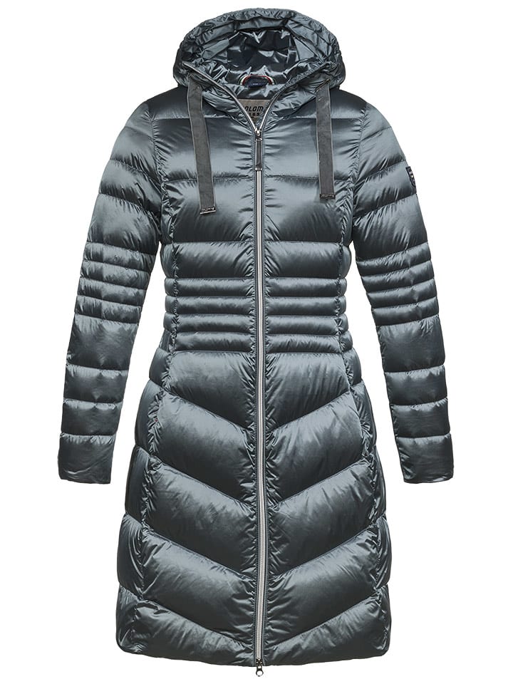 DOLOMITE Płaszcz puchowy "Corvara Satin" w kolorze granatowym rozmiar: XL