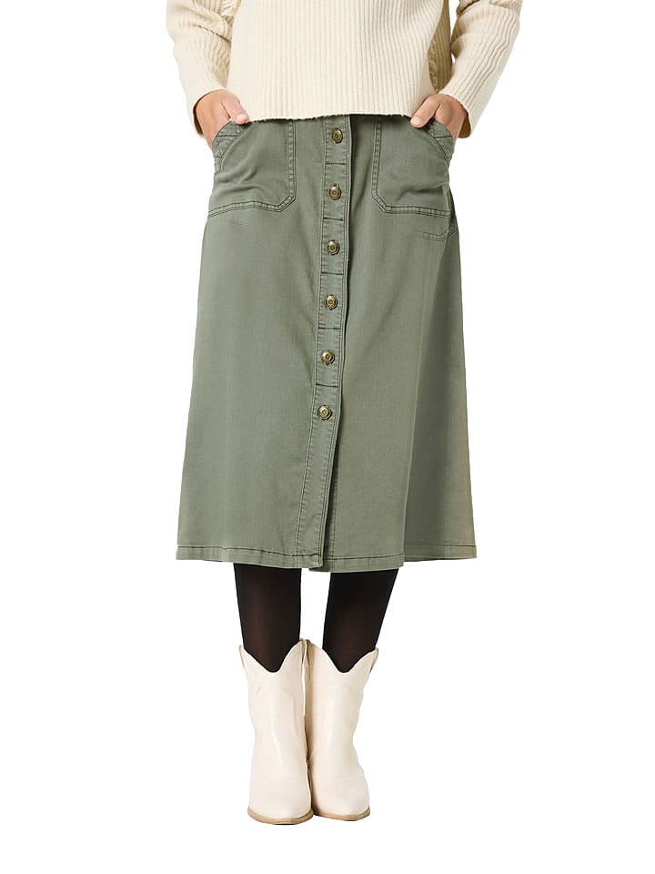 Timezone Spódnica w kolorze khaki rozmiar: W27