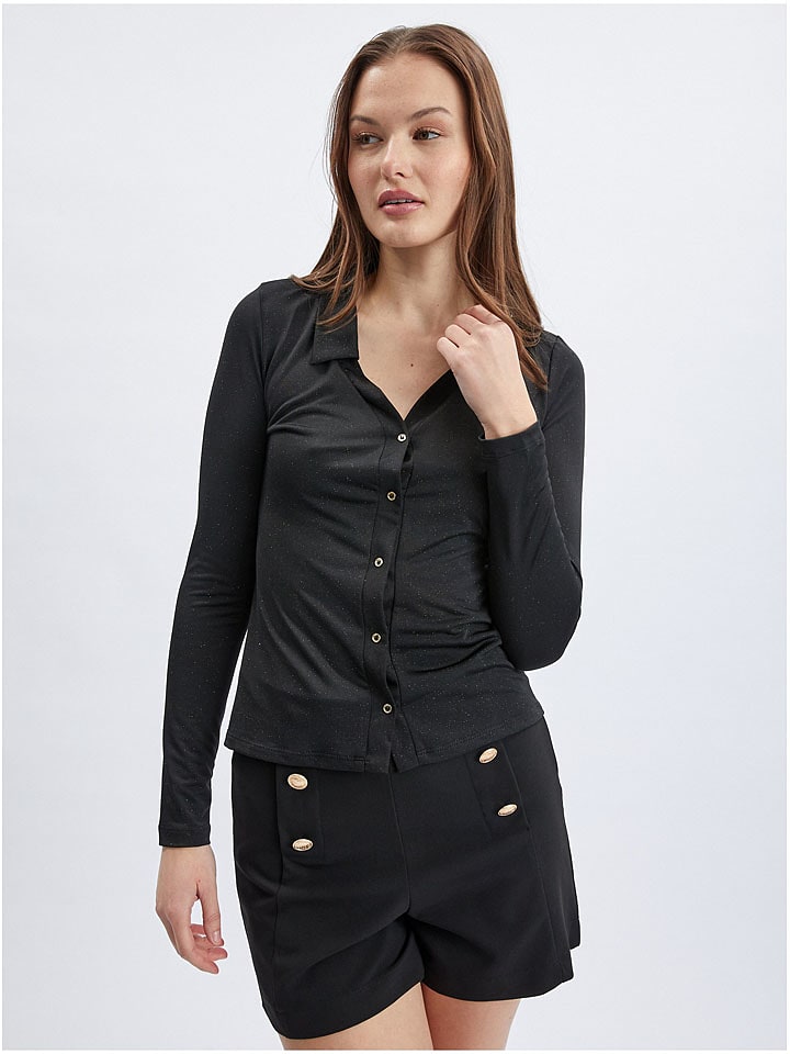 orsay Bluzka w kolorze czarnym rozmiar: M