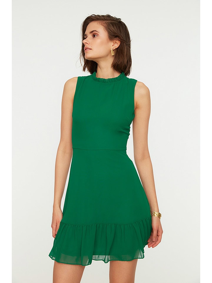 trendyol Sukienka w kolorze zielonym rozmiar: 40