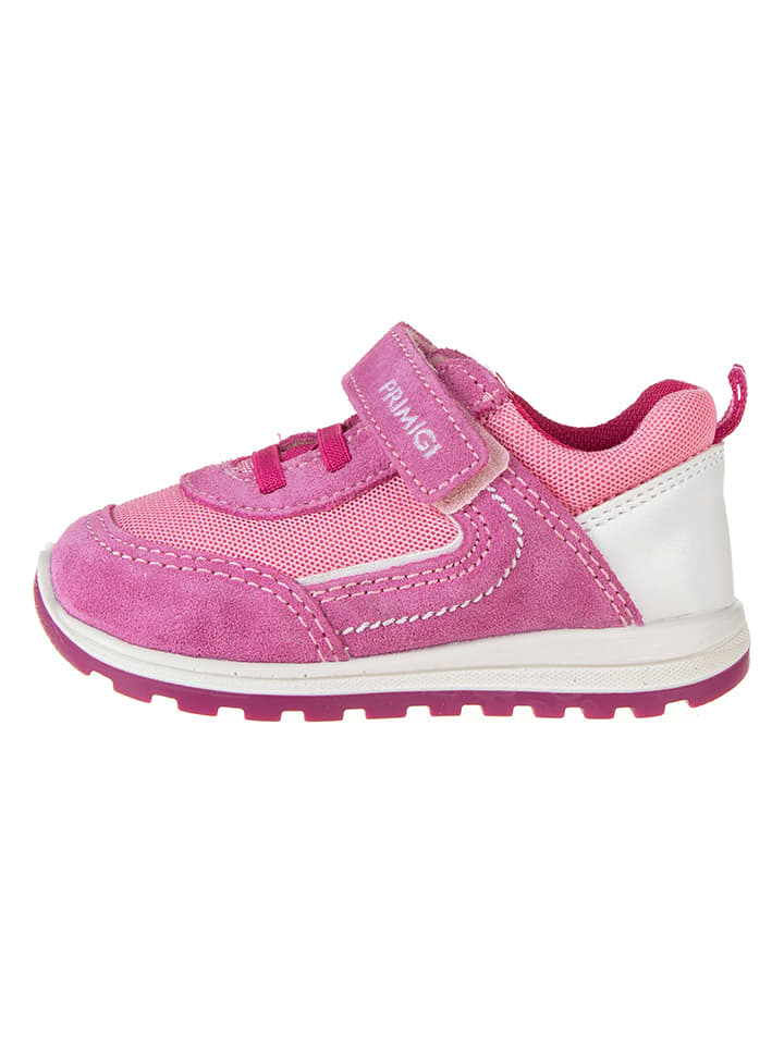 Primigi Skórzane sneakersy w kolorze różowym rozmiar: 26