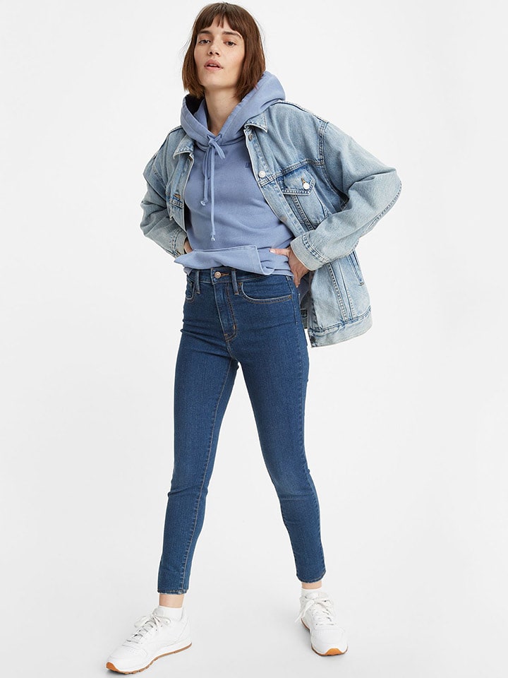 Levi´s Dżinsy "Mile" - Super Skinny fit - w kolorze granatowym rozmiar: W27/L32