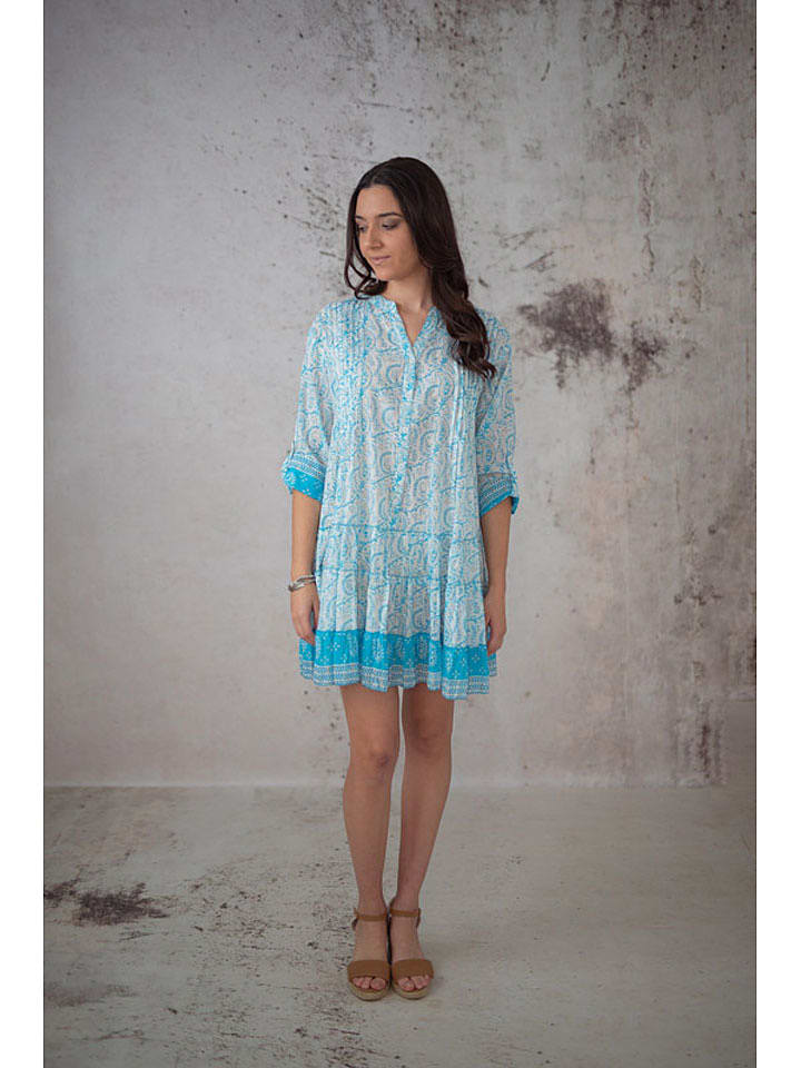 Lula Natura Sukienka w kolorze błękitnym rozmiar: onesize