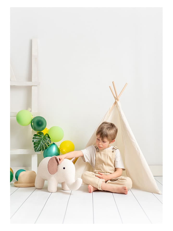 Crochetts Szydełkowana maskotka "Mini Elefant" - wys. 23 cm - 0+ rozmiar: onesize