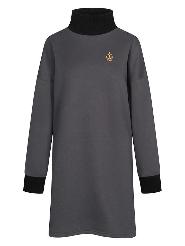 Sukienka "Anchor" w kolorze antracytowym