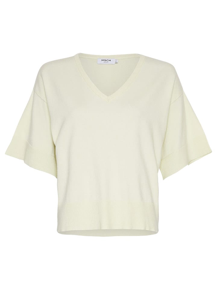 MOSS COPENHAGEN Sweter "Eslina Rachelle" w kolorze kremowym rozmiar: S/M