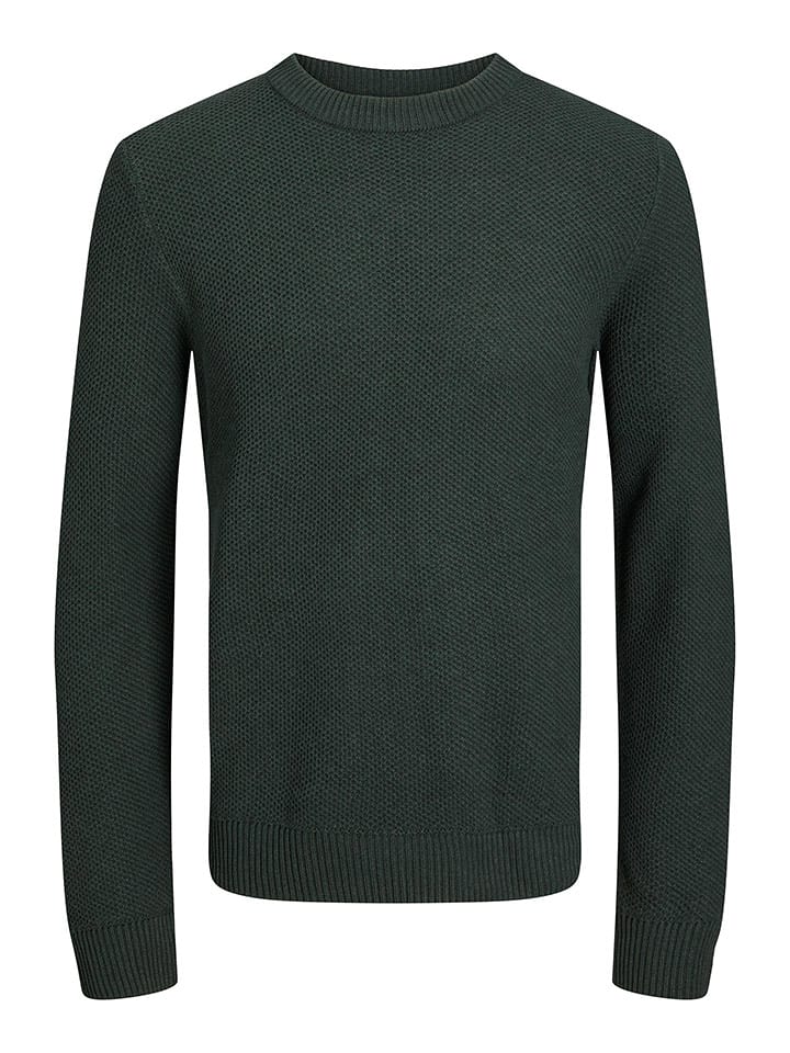 Jack & Jones Sweter w kolorze ciemnozielonym rozmiar: S