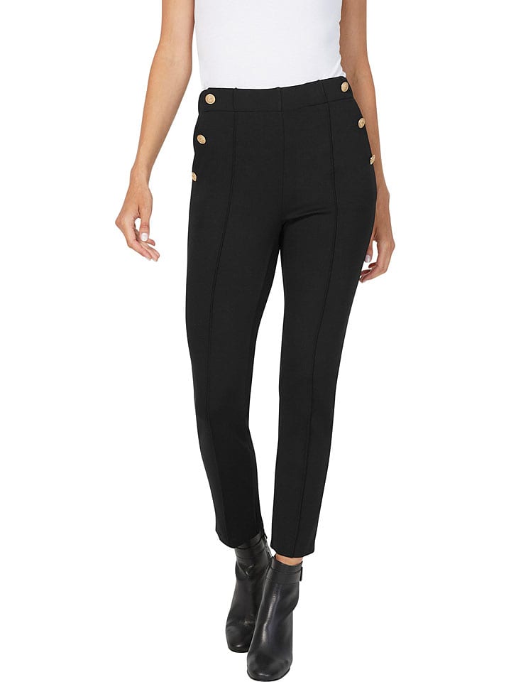 Heine Spodnie w kolorze czarnym rozmiar: 44