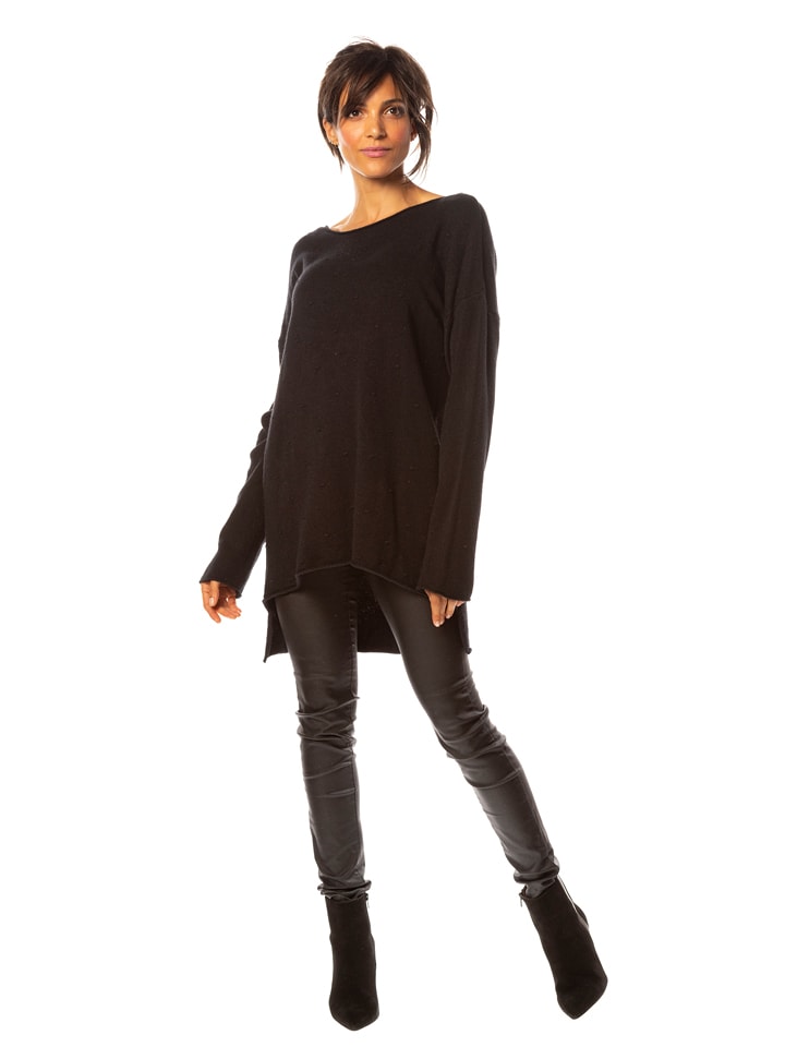 So Cachemire Sweter "Joya" w kolorze czarnym rozmiar: S