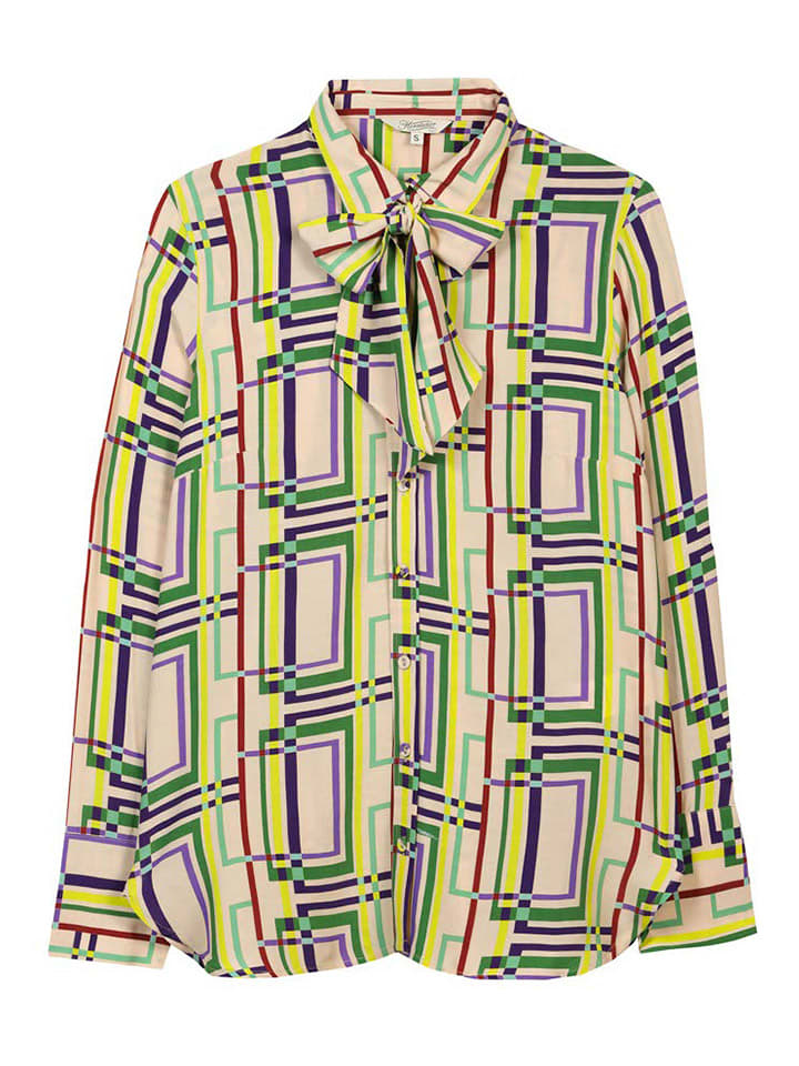 Herrlicher Bluzka w kolorze jasnoróżowym ze wzorem rozmiar: XS