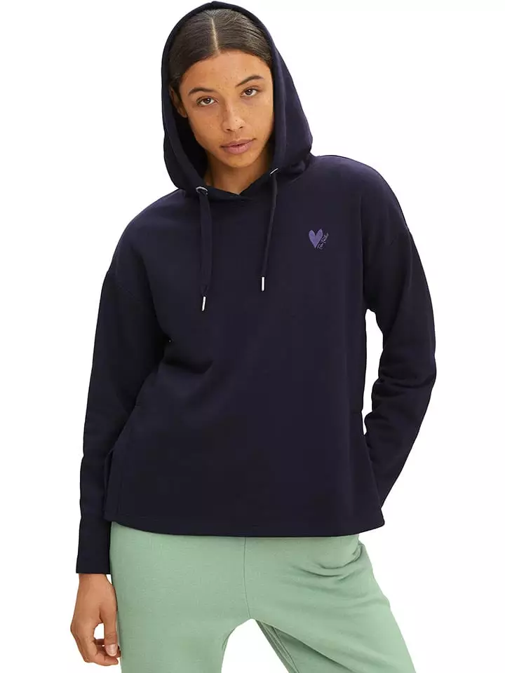 Tom Tailor Bluza w kolorze granatowym rozmiar: XL