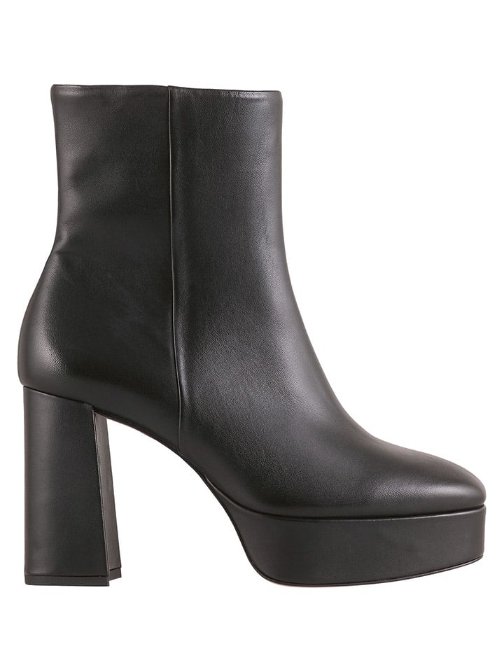 Högl Skórzane botki "Nora" w kolorze czarnym rozmiar: 41,5