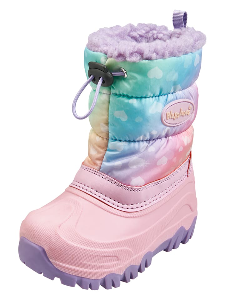 Playshoes Kozaki zimowe ze wzorem rozmiar: 28/29