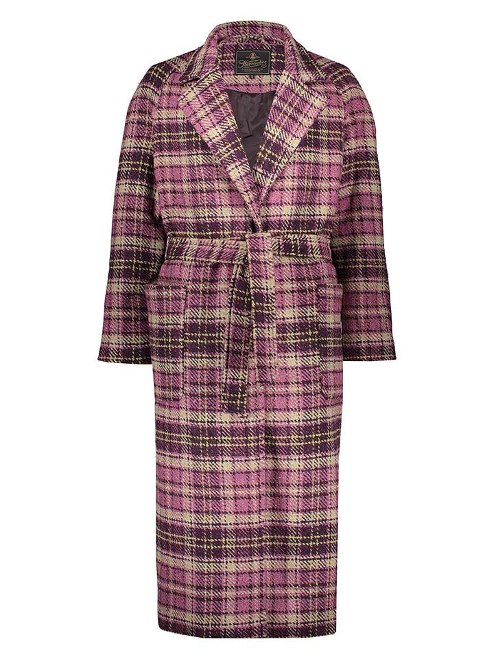 Herrlicher Płaszcz przejściowy w kolorze fioletowo-beżowym rozmiar: S