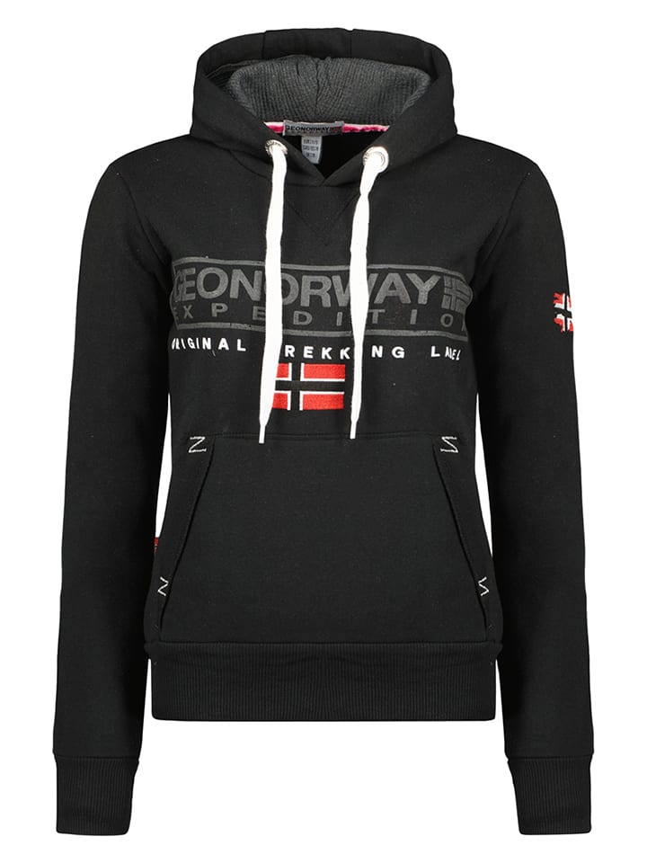 Geographical Norway Bluza w kolorze czarnym rozmiar: S