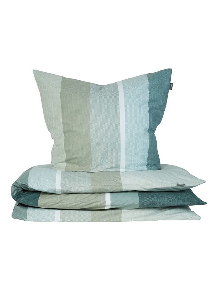 Schiesser Komplet pościeli renforcé w kolorze zielonym rozmiar: 155x220 cm