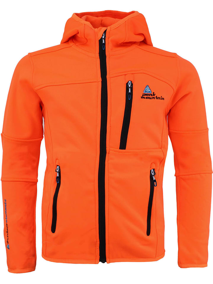 Peak Mountain Kurtka softshellowa "Campus" w kolorze pomarańczowym rozmiar: M