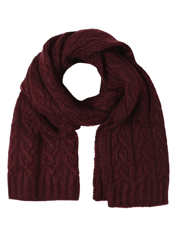 TATUUM Szal w kolorze bordowym - 186 x 38 cm rozmiar: onesize
