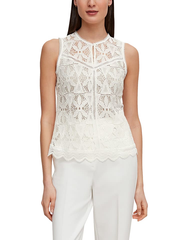 Bluzka w kolorze kremowym