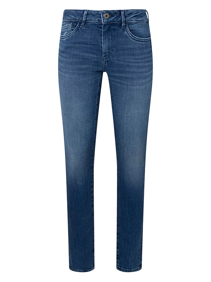 Dżinsy - Skinny fit - w kolorze granatowym