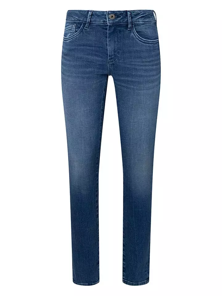 Dżinsy - Skinny fit - w kolorze granatowym