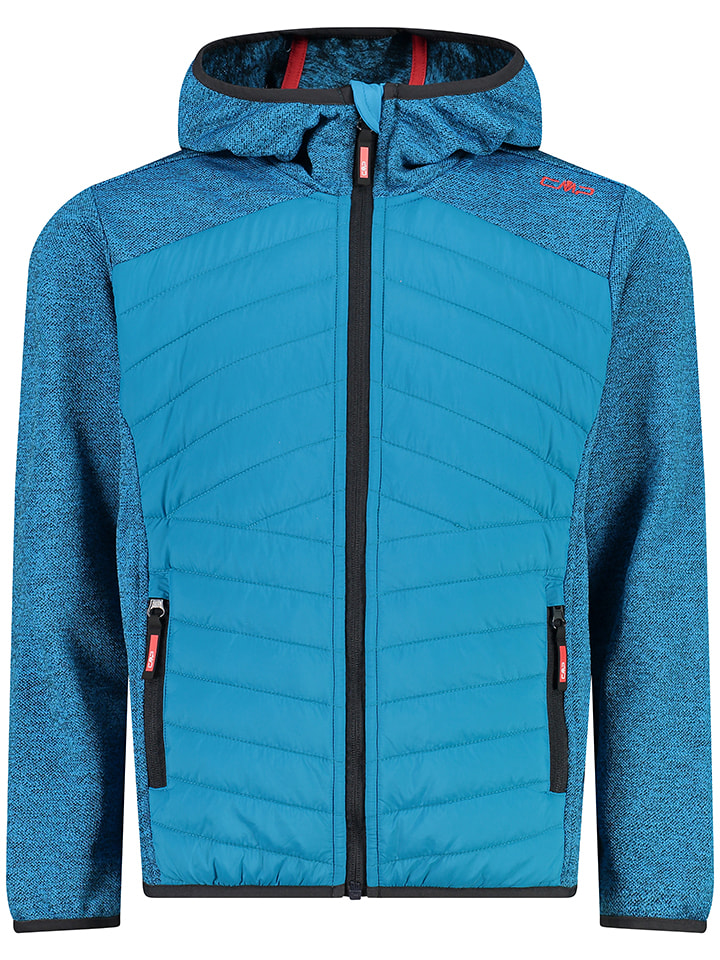 Kurtka hybrydowa w kolorze niebieskim