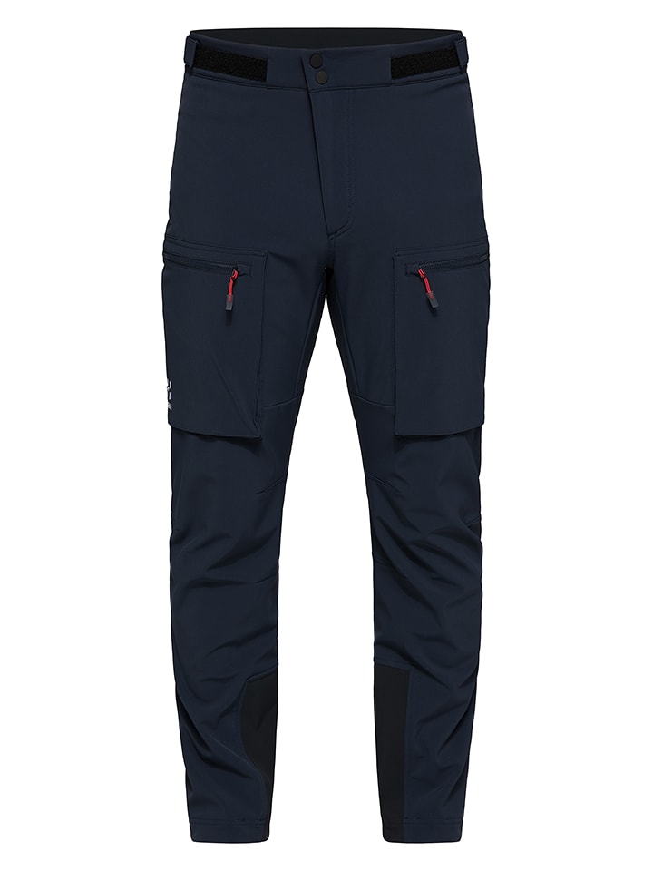 Haglöfs Spodnie softshellowe "Roc Winter" w kolorze granatowym rozmiar: 52