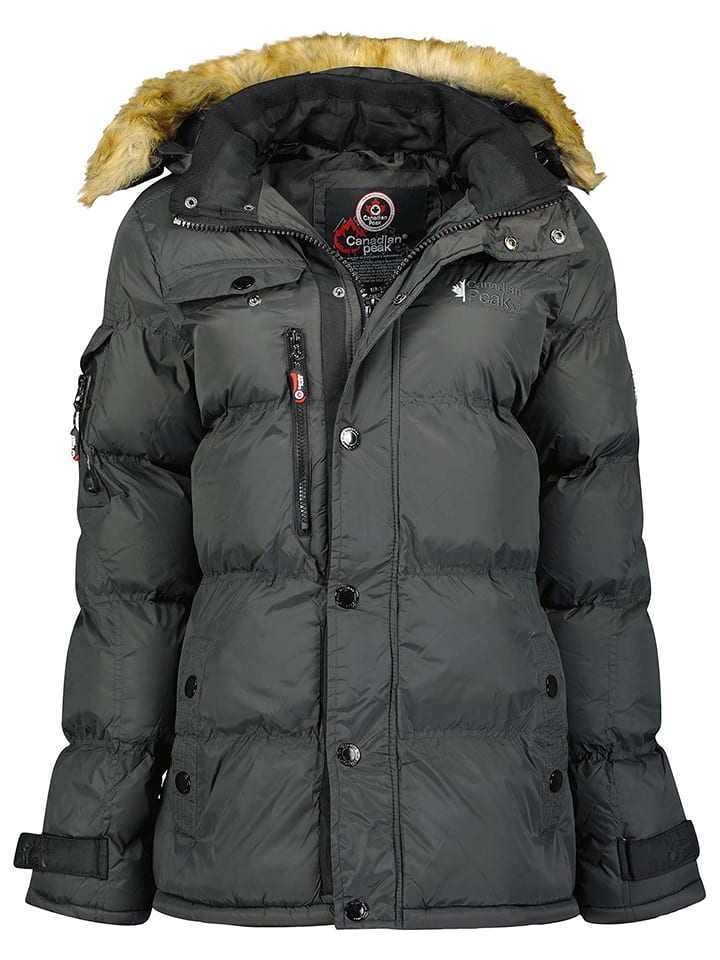 Canadian Peak Parka "Bukka" w kolorze szarym rozmiar: M
