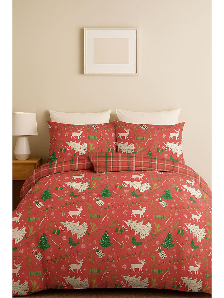 Elizabed Komplet pościeli renforcé w kolorze czerwonym rozmiar: 260x220 cm