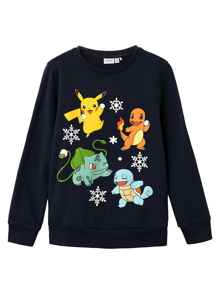 name it Bluza "Olef" w kolorze czarno-żółtym rozmiar: 134/140