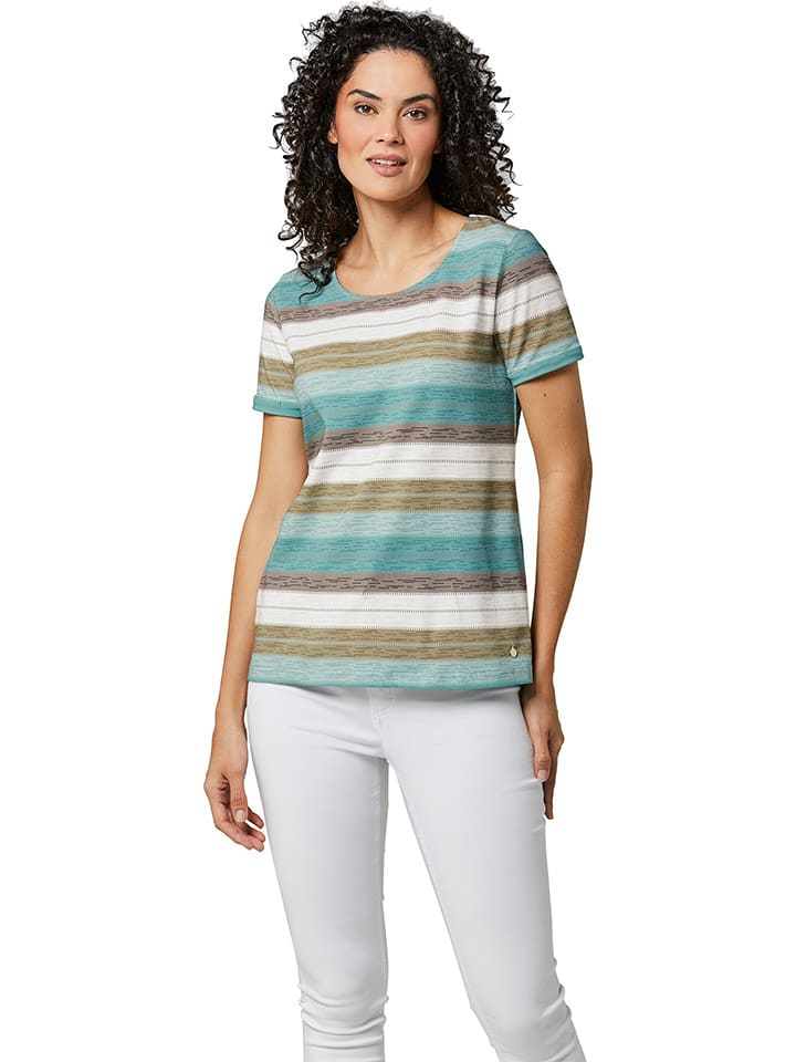 WITT WEIDEN Koszulka w kolorze turkusowo-jasnobrązowym rozmiar: 44