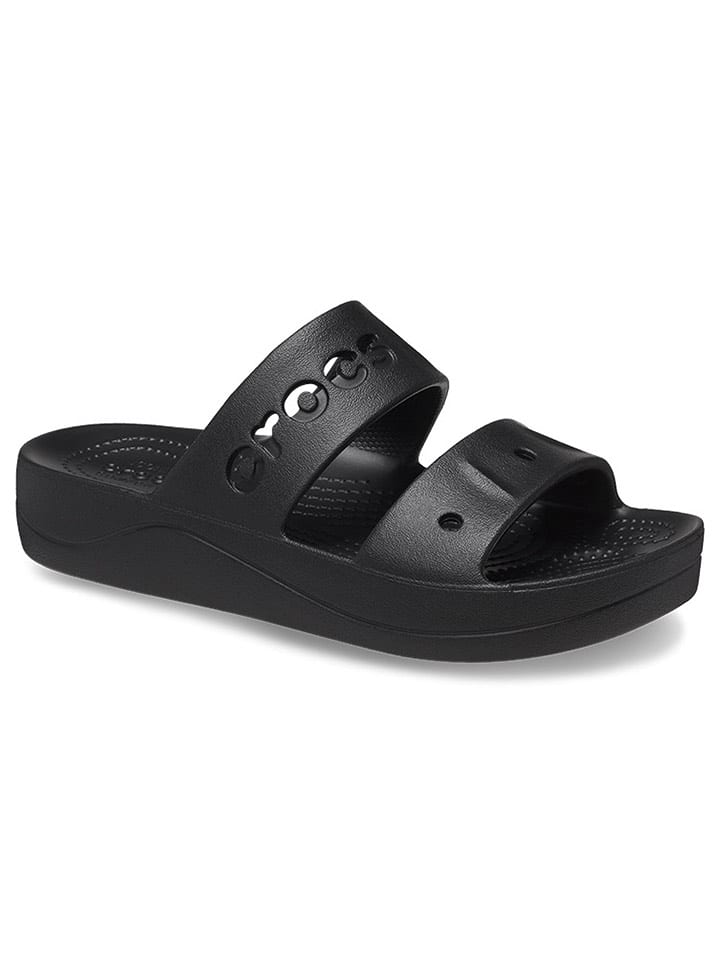 Crocs Klapki "Baya Platform" w kolorze czarnym rozmiar: 39/40