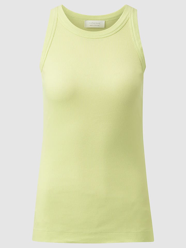 Rich & Royal Top w kolorze żółtym rozmiar: L