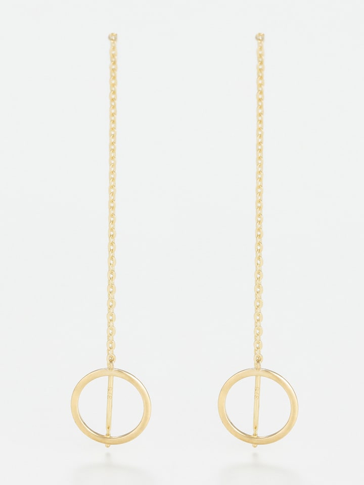 OR ÉCLAT Złote kolczyki "Cercles immaginaires" rozmiar: onesize