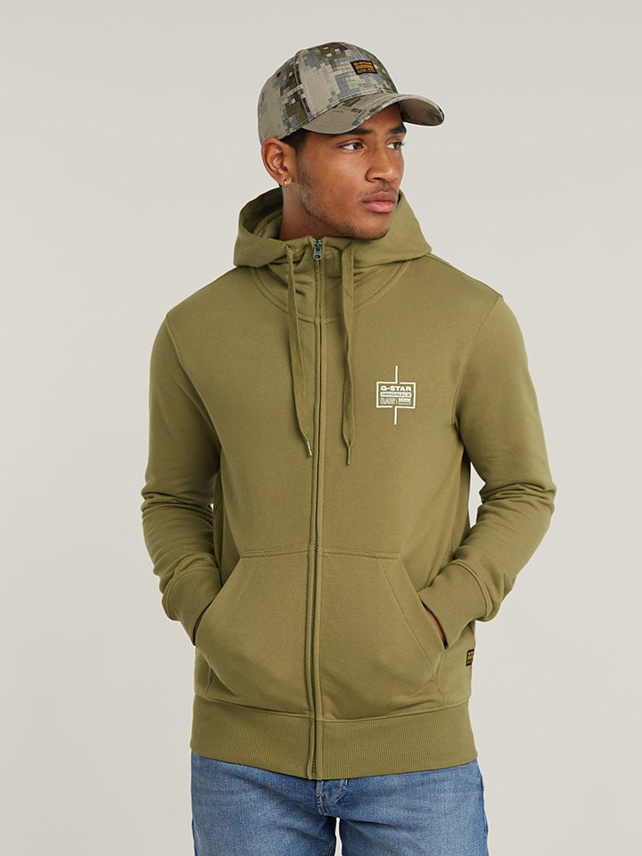 G-Star Bluza w kolorze oliwkowym rozmiar: M