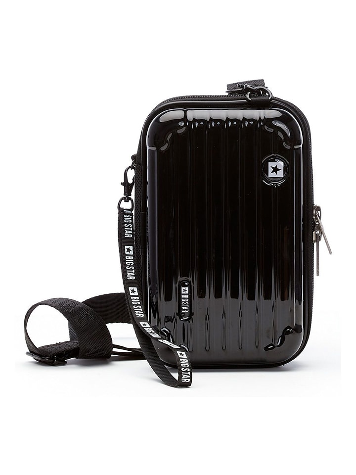 BIG STAR Torebka w kolorze czarnym na smartfona - 18 x 11 x 6 cm rozmiar: onesize