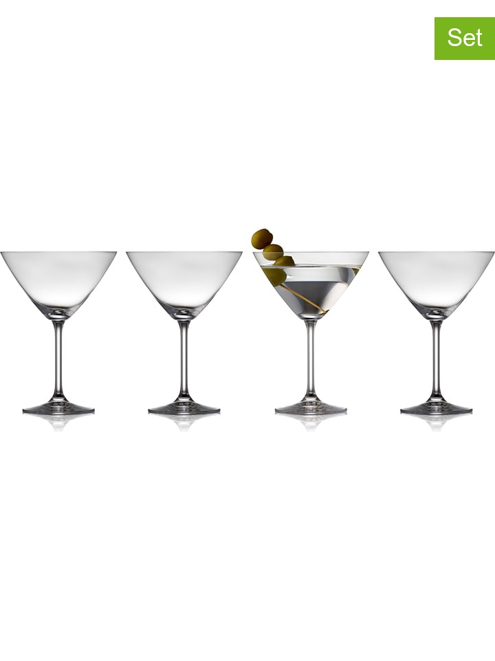 Lyngby Glas Kieliszki (4 szt.) "Juvel" do martini - 280 ml rozmiar: onesize
