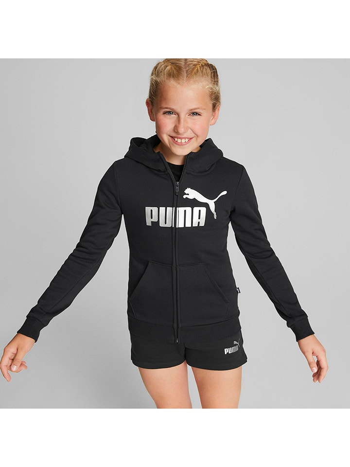Puma Bluza "ESS+" w kolorze czarnym rozmiar: 13-14Y