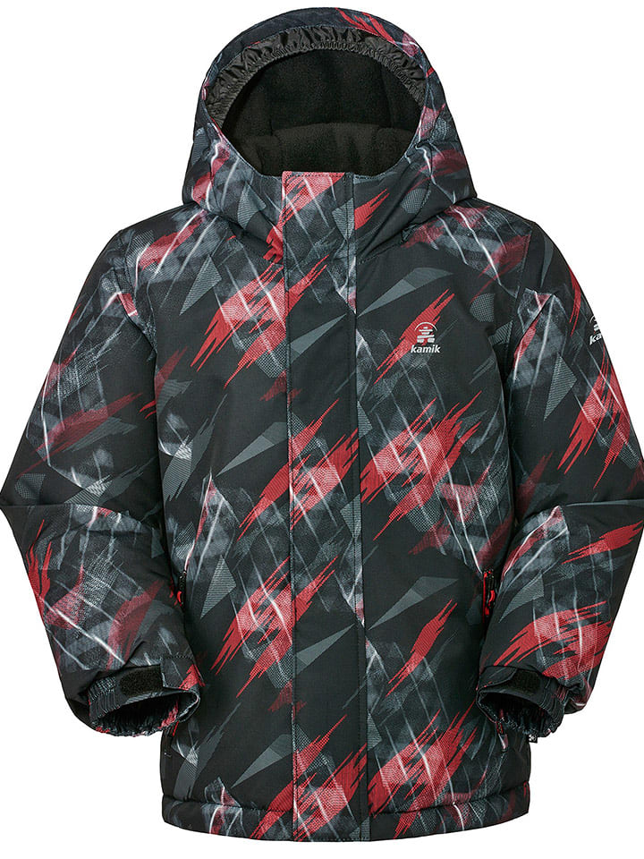 Kamik Kurtka narciarska "Acee" w kolorze czerwono-antracytowym rozmiar: 122