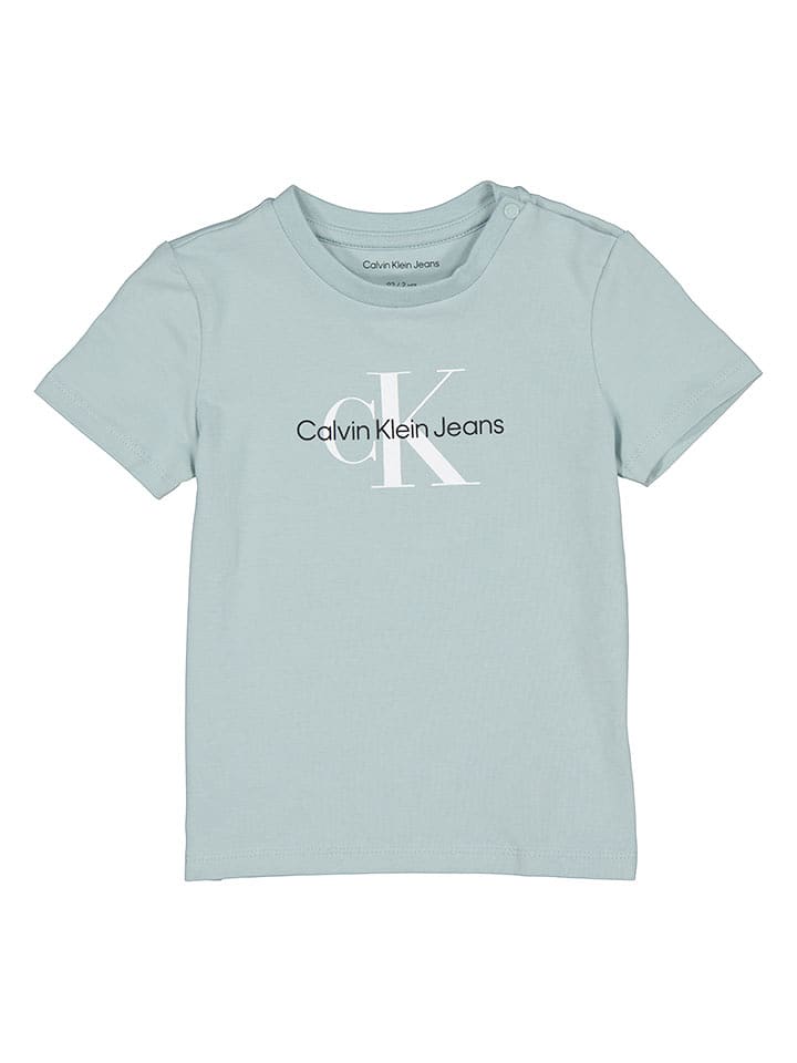 Calvin Klein Koszulka w kolorze turkusowym rozmiar: 68