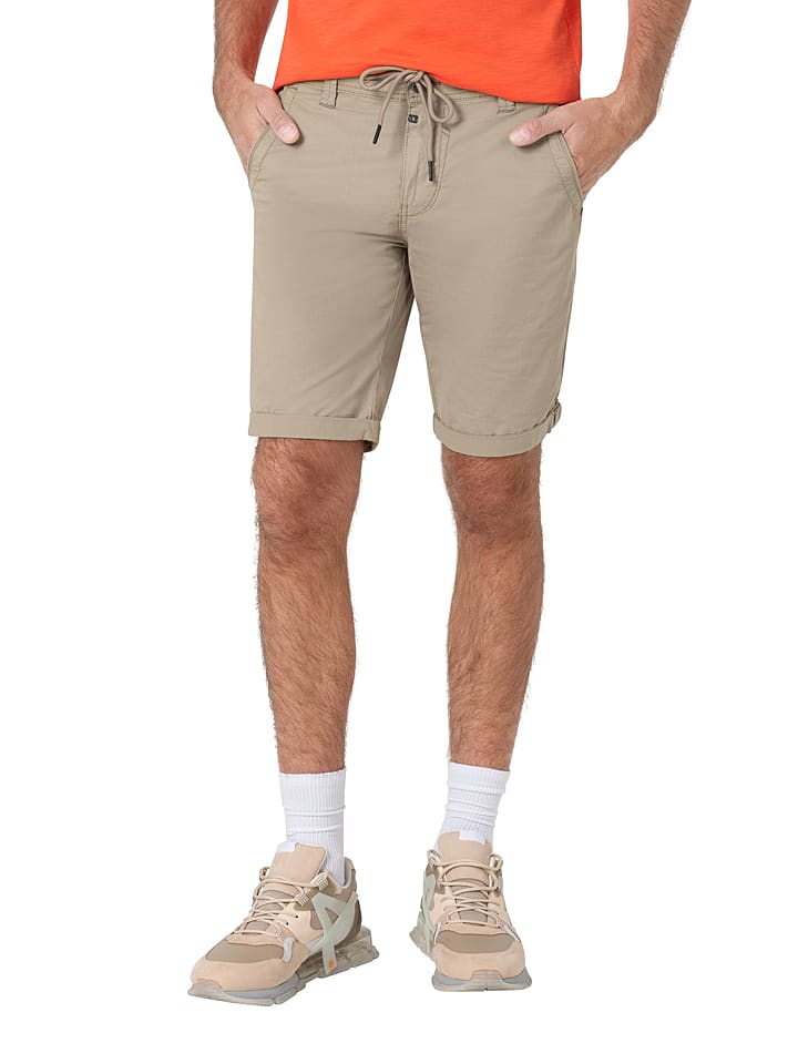 Timezone Szorty - Slim fit - w kolorze beżowym rozmiar: W38