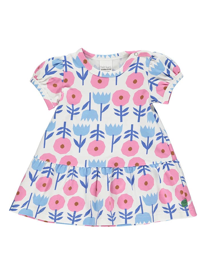 Fred´s World by GREEN COTTON Sukienka w kolorze kremowym rozmiar: 74