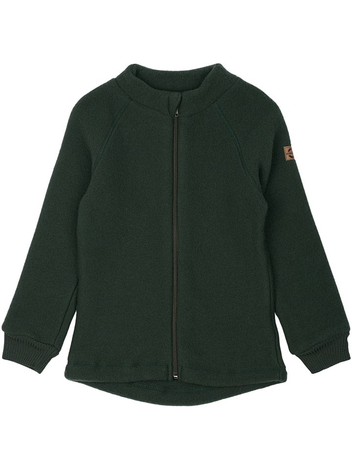 mikk-line Wełniana kurtka w kolorze zielonym rozmiar: 122